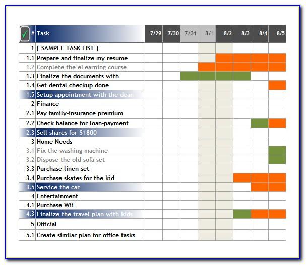 Excel Sprint Project Tracker Template