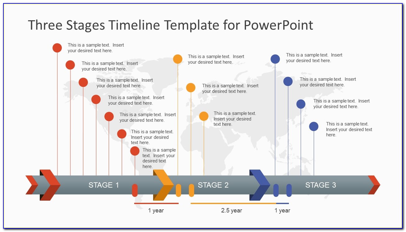 Free Powerpoint Template For Timelines