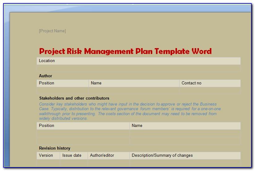 Free Project Management Template Excel 2010