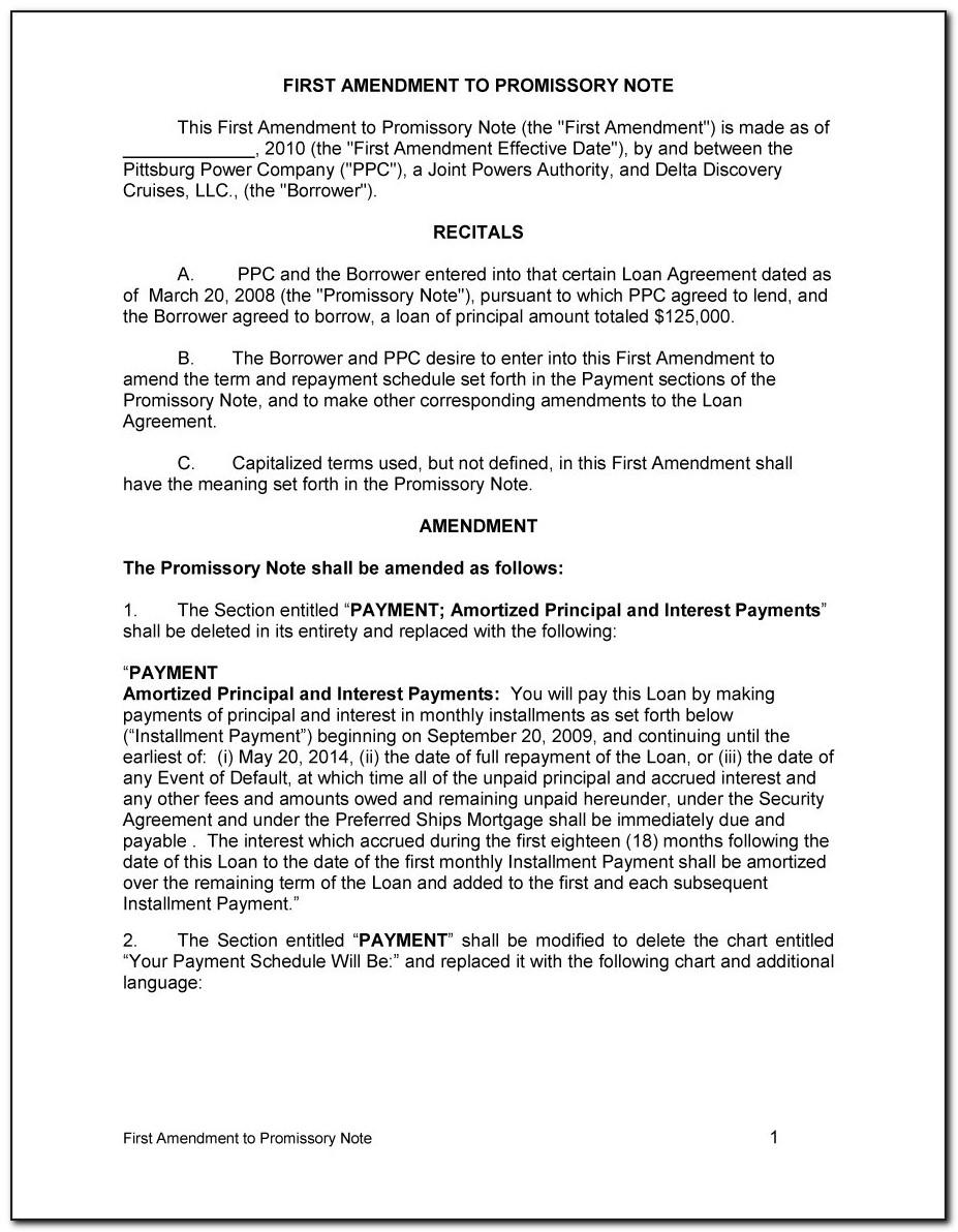 Free Promissory Note Template Philippines