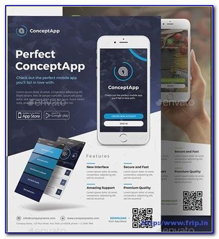 Mobile App Promotion Flyer Templates Free
