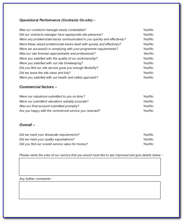 Pre Employment Health Questionnaire Template Uk
