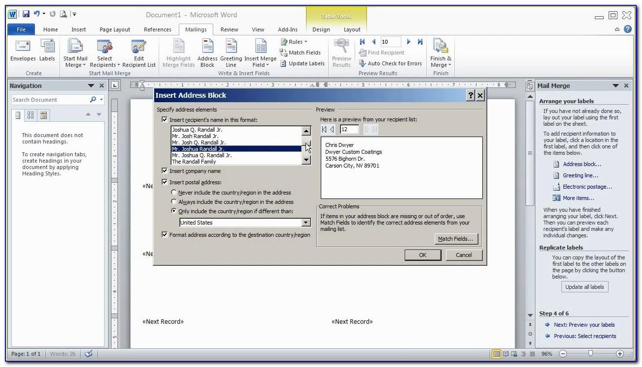 avery templates in word 2010