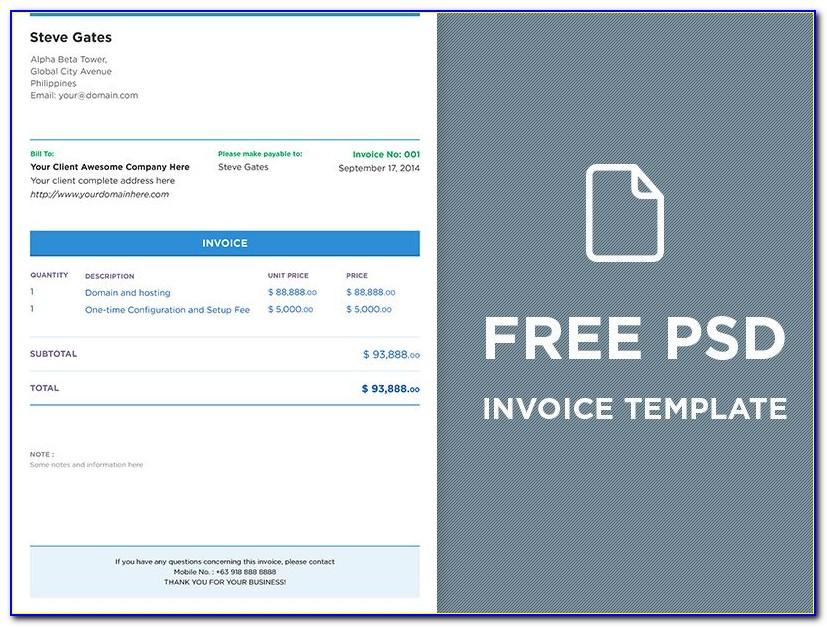 Printable Invoice Forms For Free