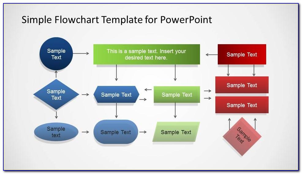 Process Flow Chart Powerpoint Template Free Download