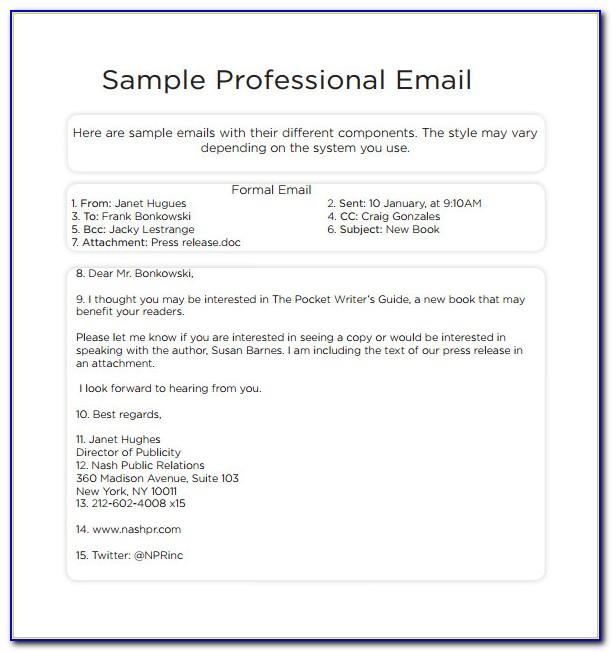 Professional Email Template Html