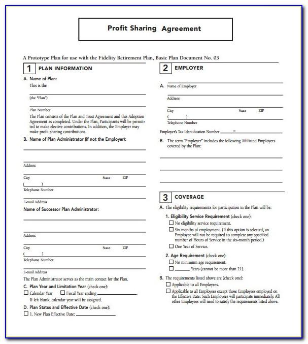 Profit Sharing Agreement Template Philippines
