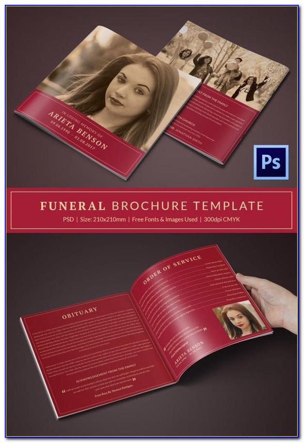 Program Template For Funeral Services
