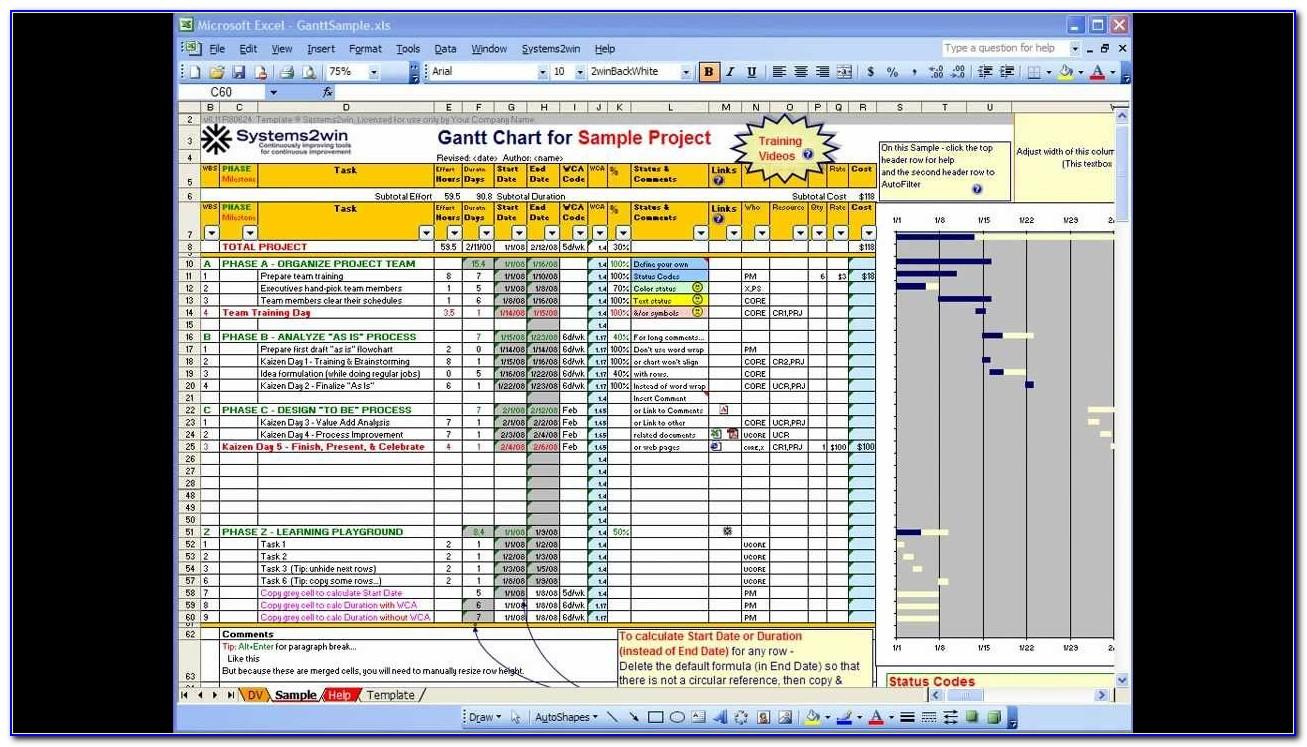 Project Action Plan Template Excel Free Download