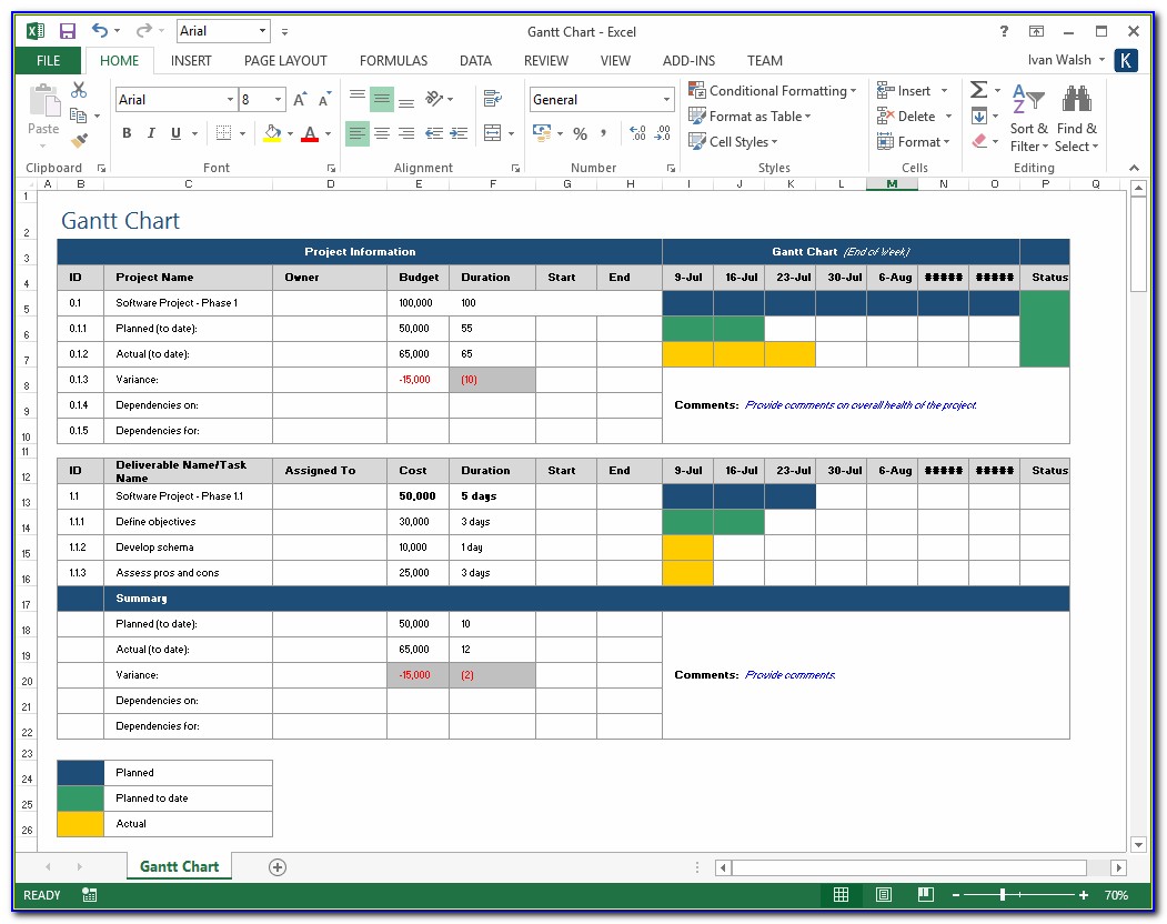 Project Execution Plan Template For Construction