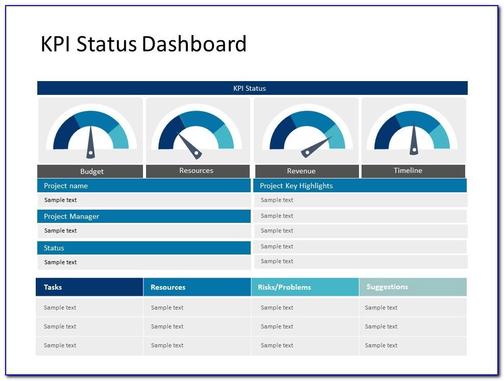 Project Management Dashboard Template Excel Free