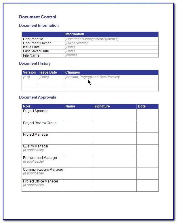 project management plan excel template