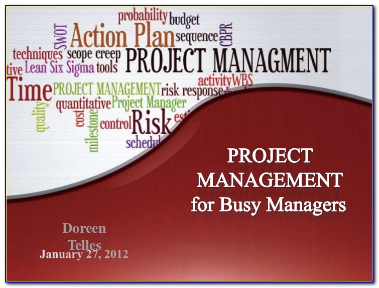 Project Management Powerpoint Presentation Template