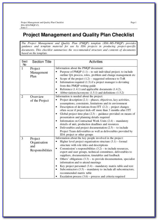 Project Management Ppt Template Free