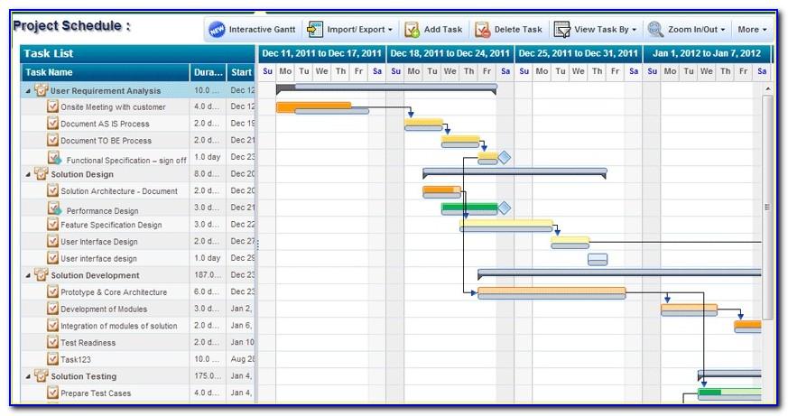 Project Planner Template Excel Free