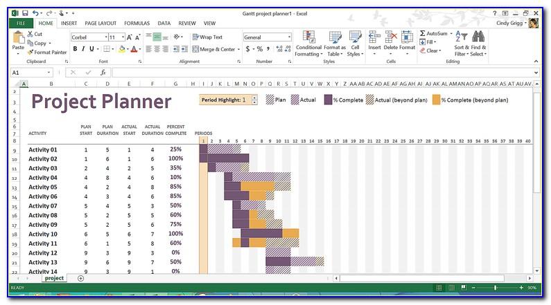 Project Planner Template Free Download