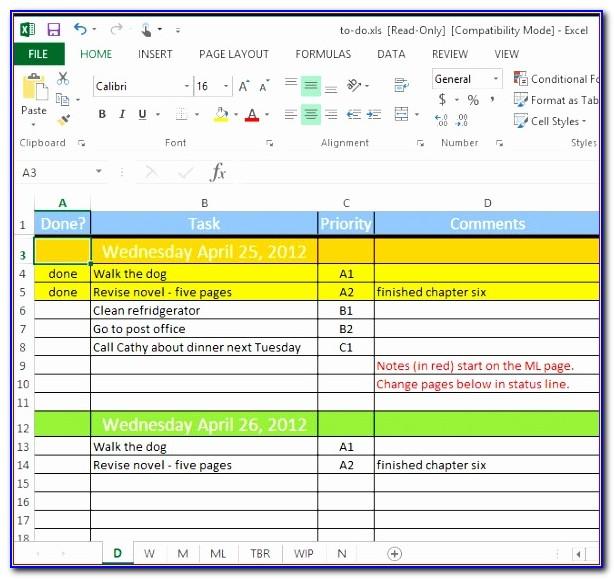 Project Progress Tracking Excel Template