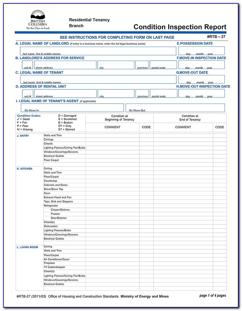 Property Condition Assessment Template