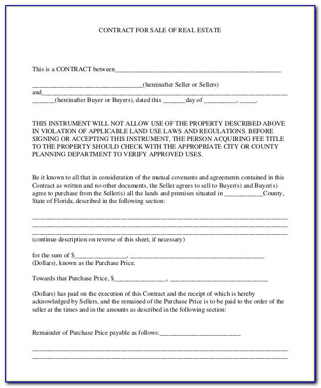 Property Sales Agreement Template