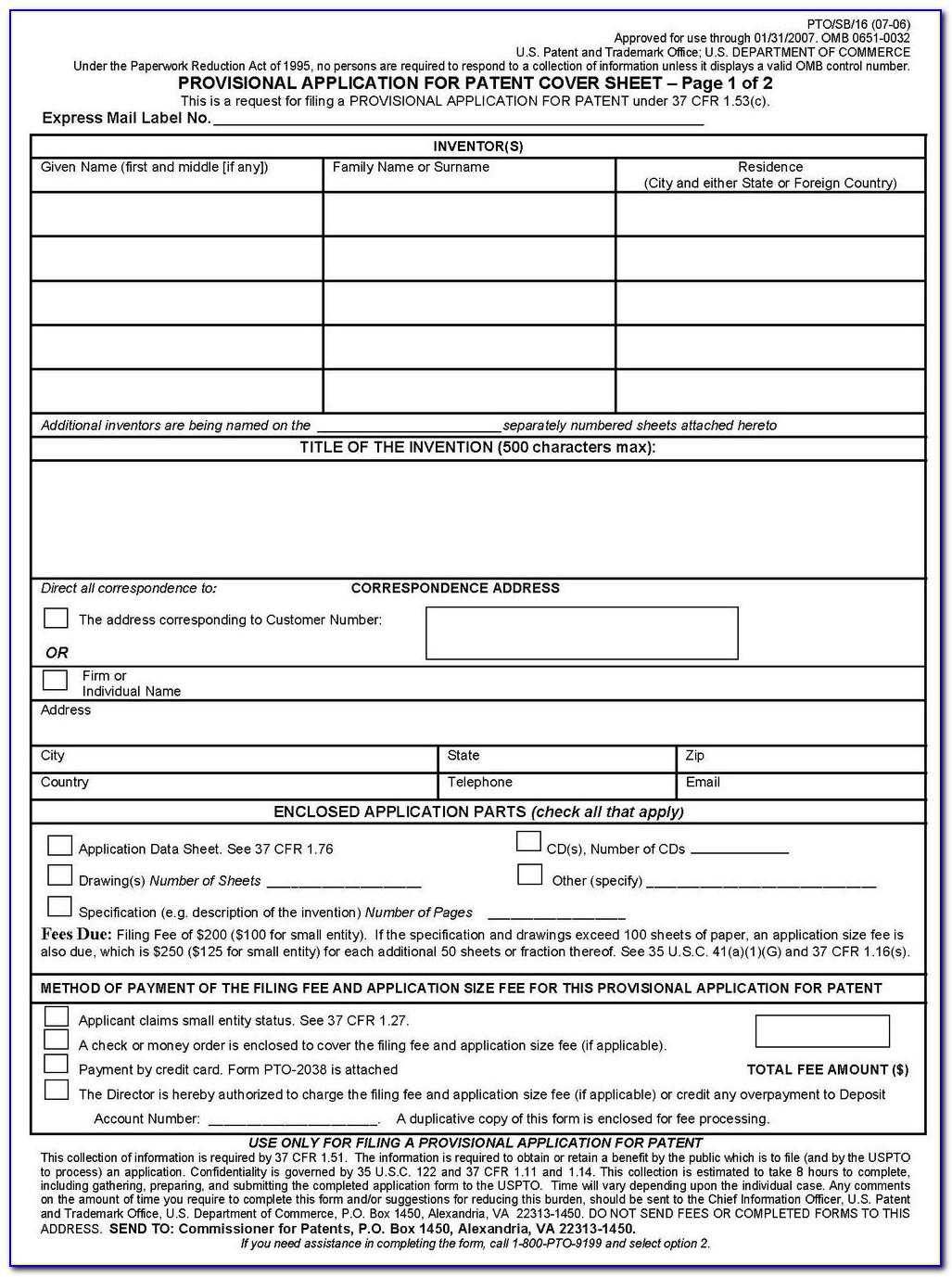 Proposal Form Template Free Download