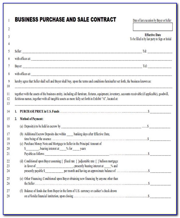 Purchase And Sale Agreement New Hampshire Form