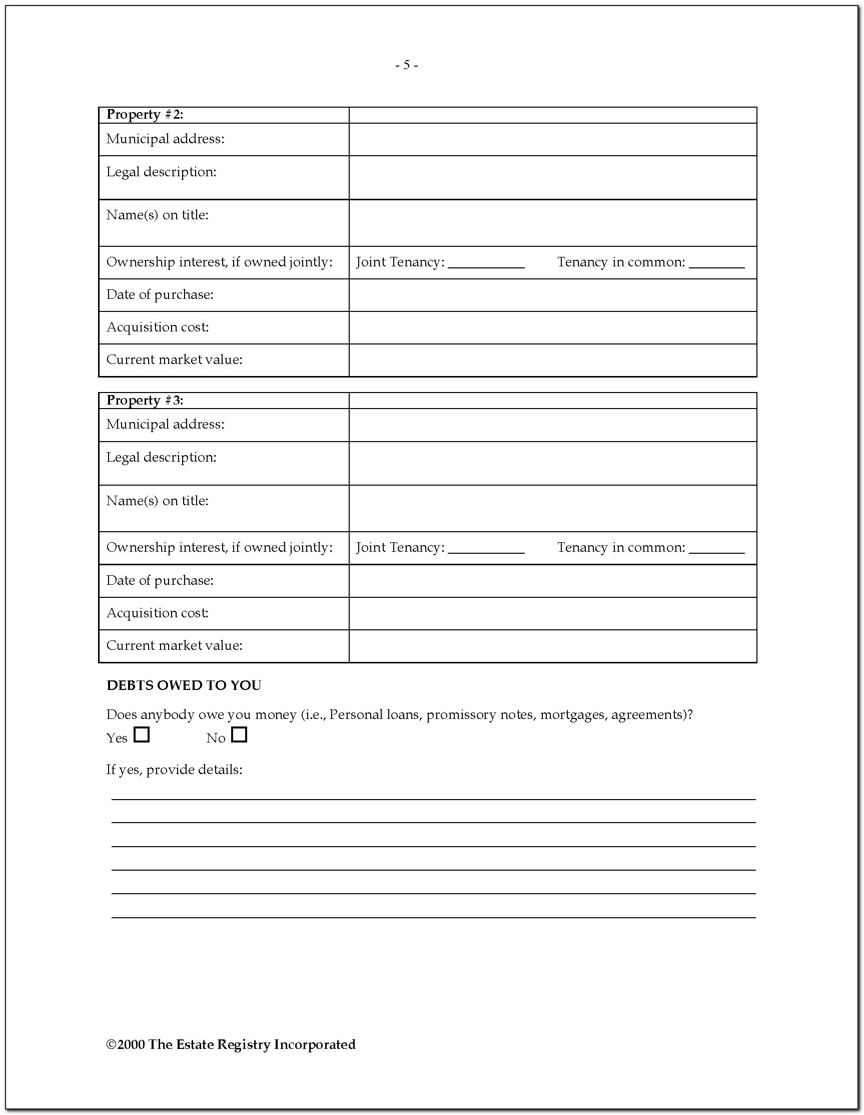 Questionnaire Format Template Word