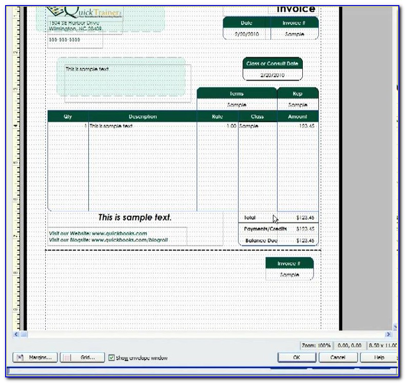 How To Edit Quickbooks Invoice Template Quickbooks Invoice Template 
