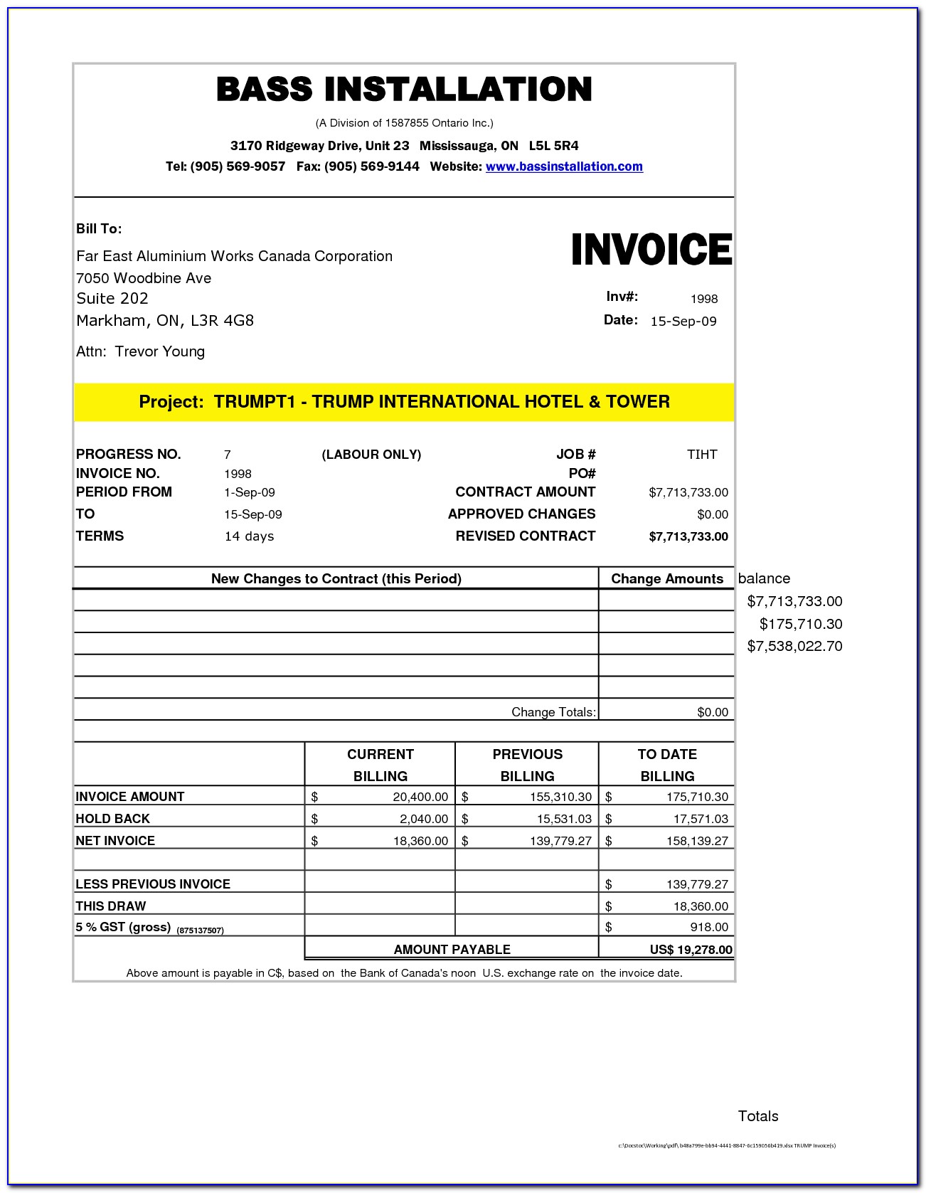 quickbooks online invoice