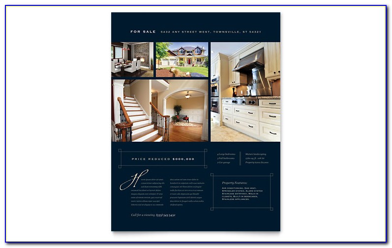 Real Estate Brochure Template Publisher
