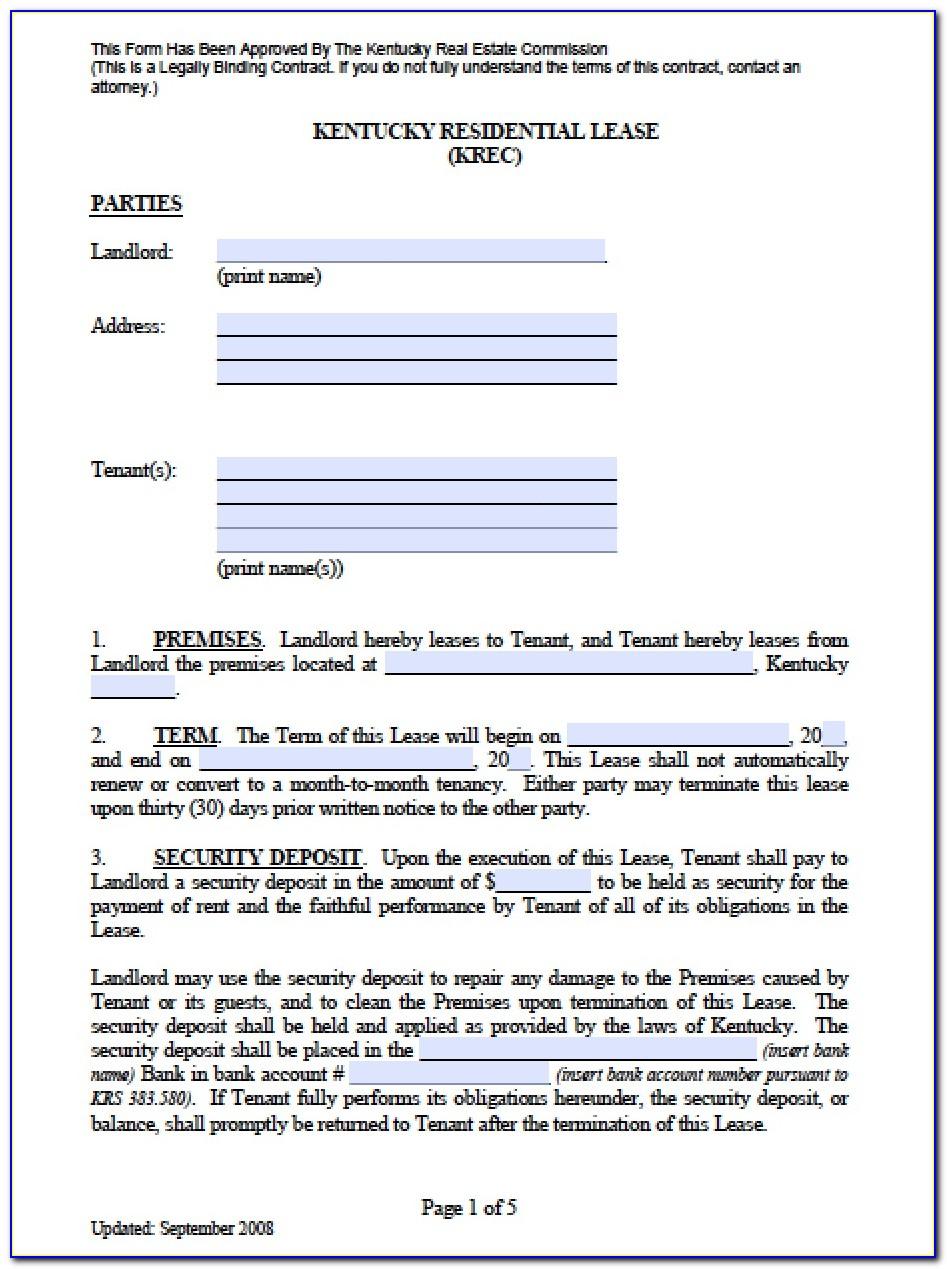 Real Estate Contract Forms
