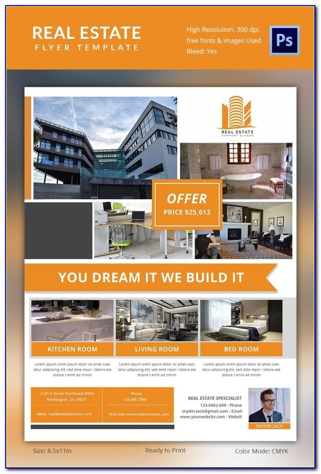 Real Estate Feature Sheet Template Publisher