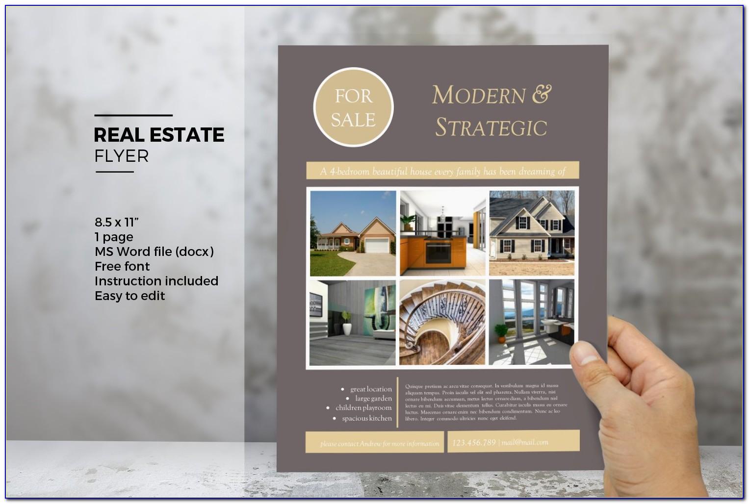 Real Estate Flyer Templates For Publisher