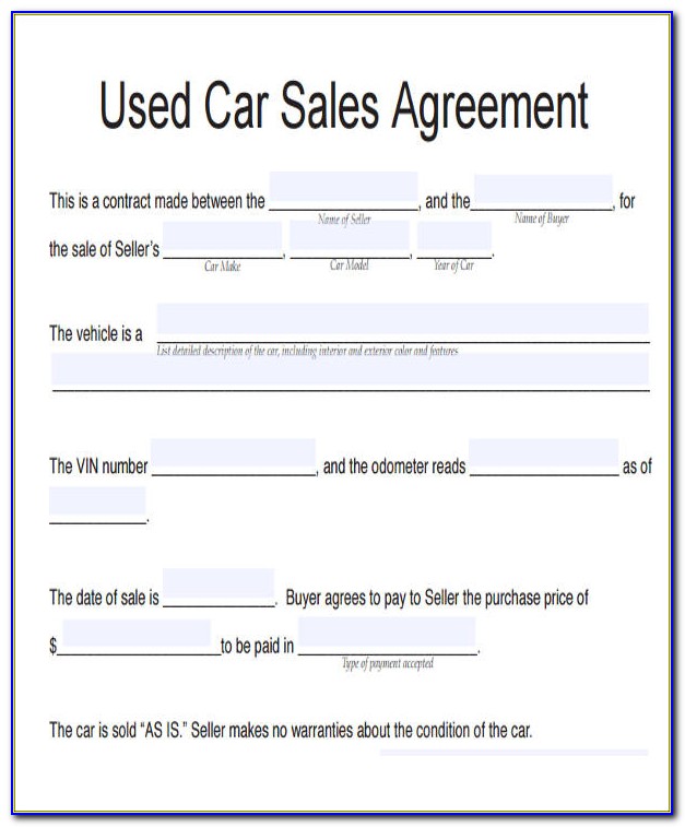Sale Purchase Agreement Template Free