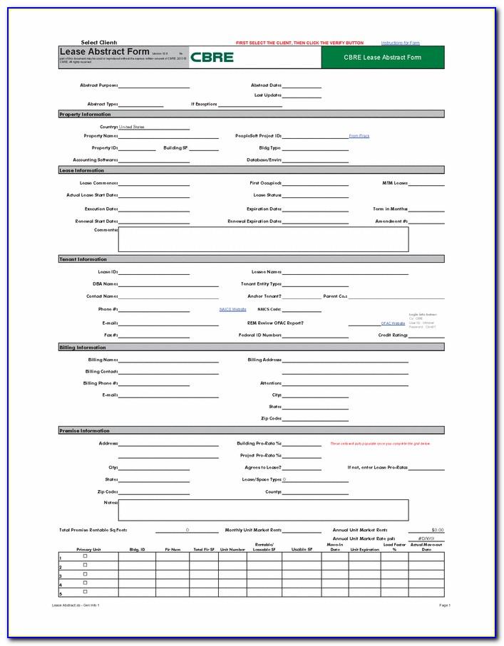 Building Lease Agreement Template Free