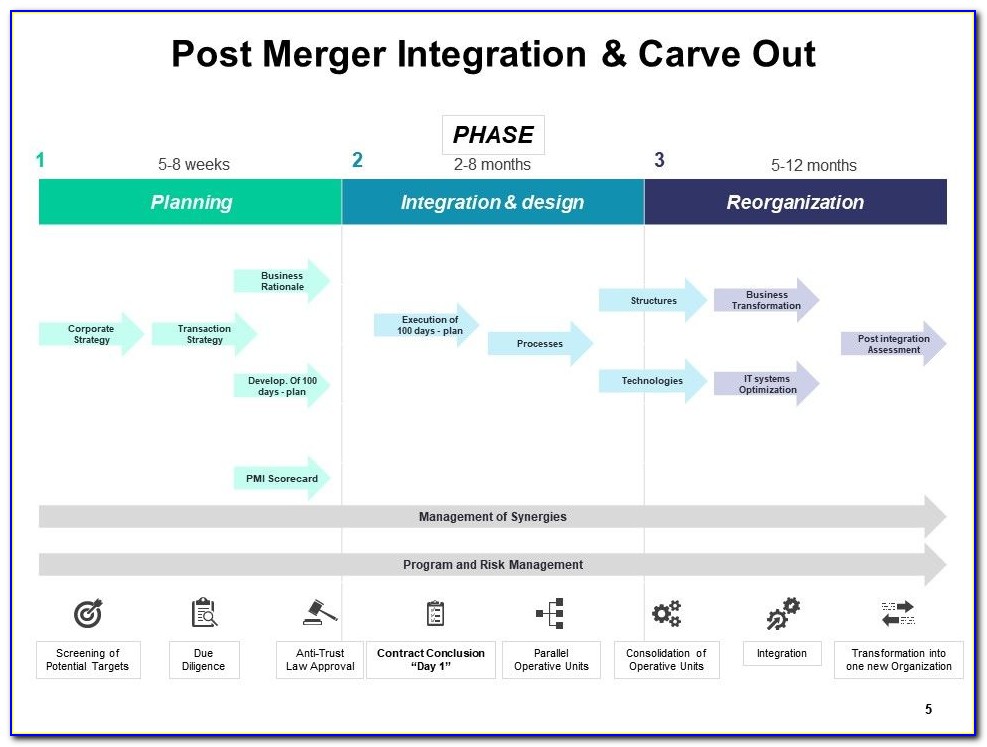 Free Post Merger Integration Plan Template