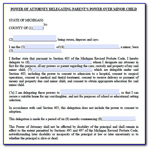 General Power Of Attorney Sample Pdf