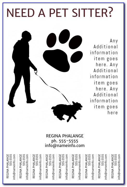 Lost Pet Flyer Template Free