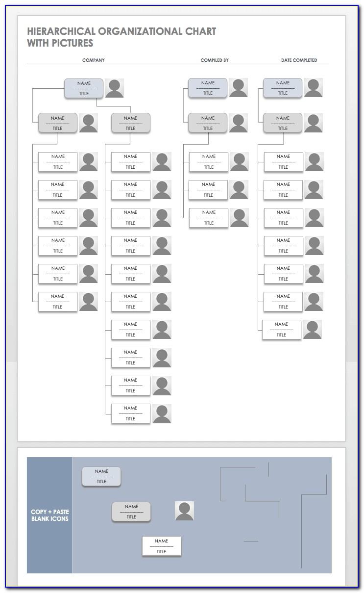 Matrix Organizational Chart Template Excel
