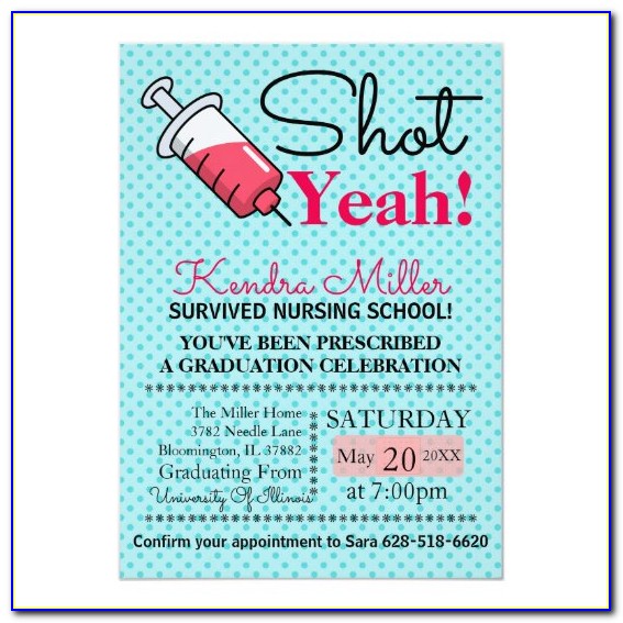 Nursing School Calendar Template