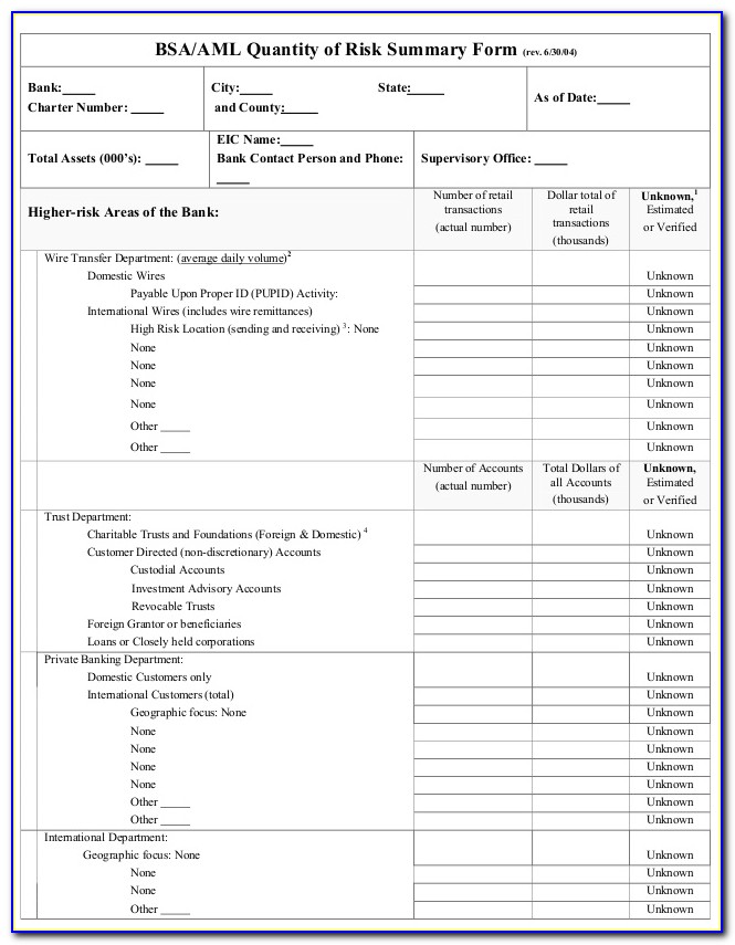 Ofac Policy Template