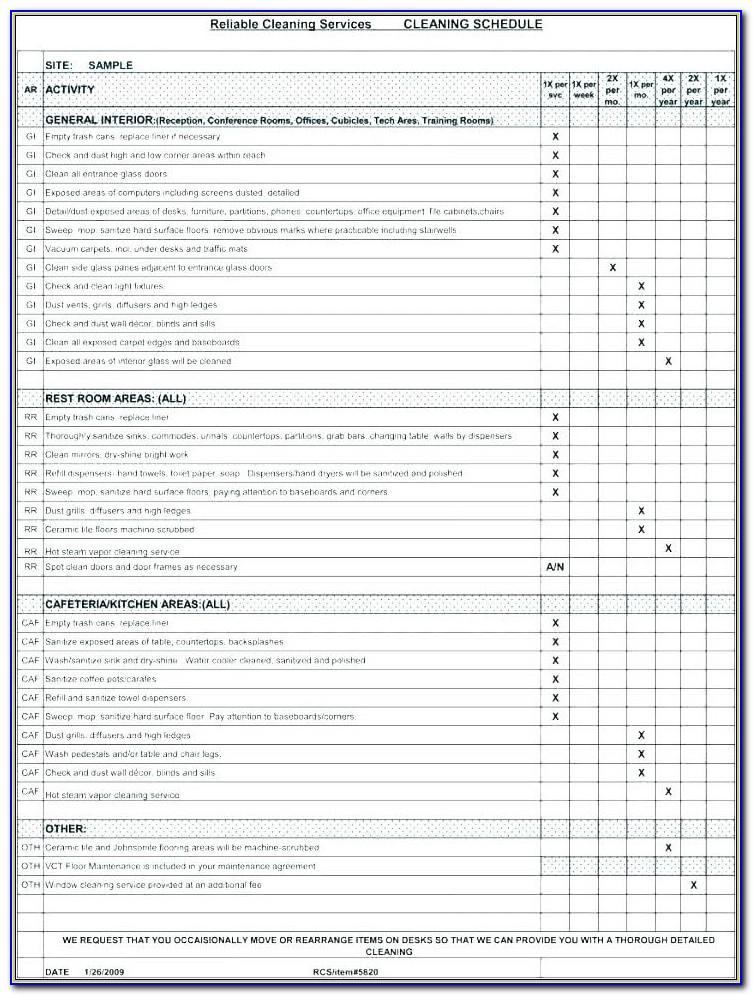 Office Cleaning Proposal Template Pdf