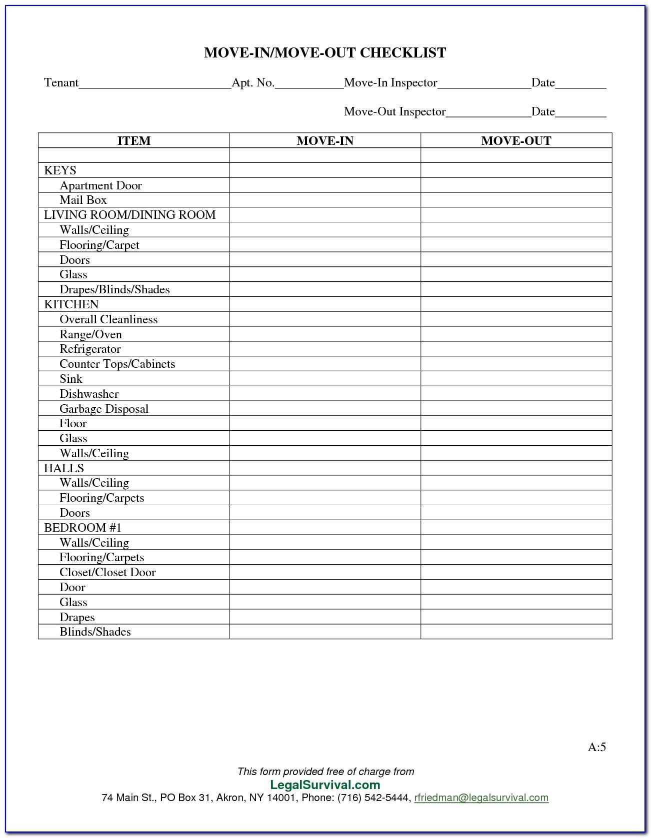 Office House Cleaning Checklist Templates