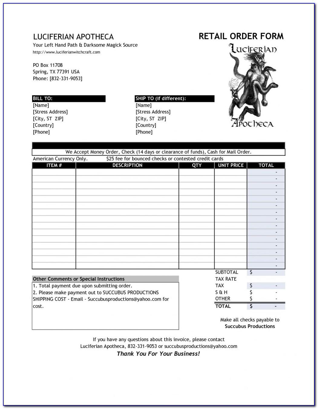 Open Office Invoice Database Template
