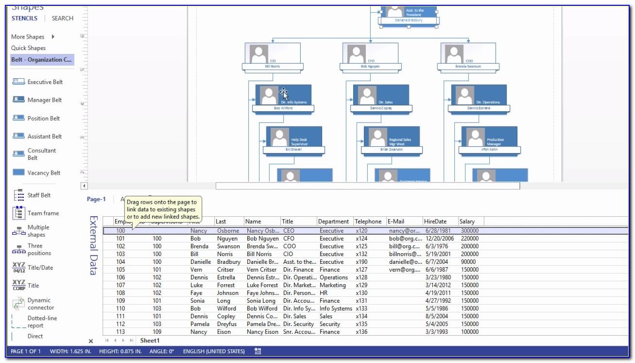 Org Chart Template Excel Download