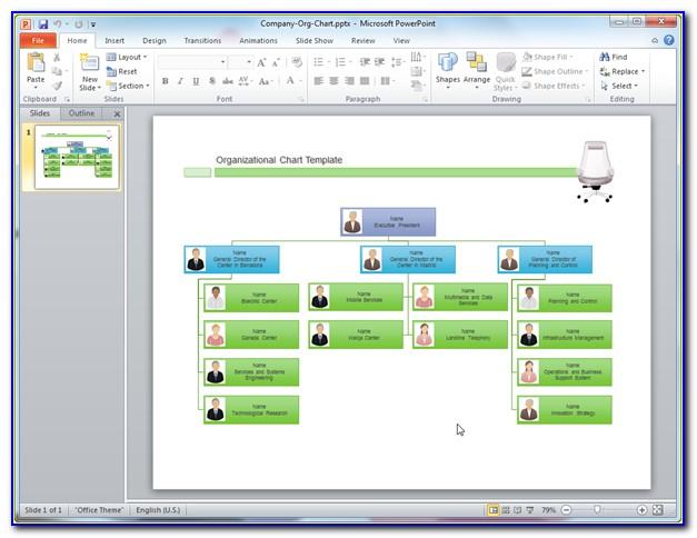 Org Chart Template Ppt Free