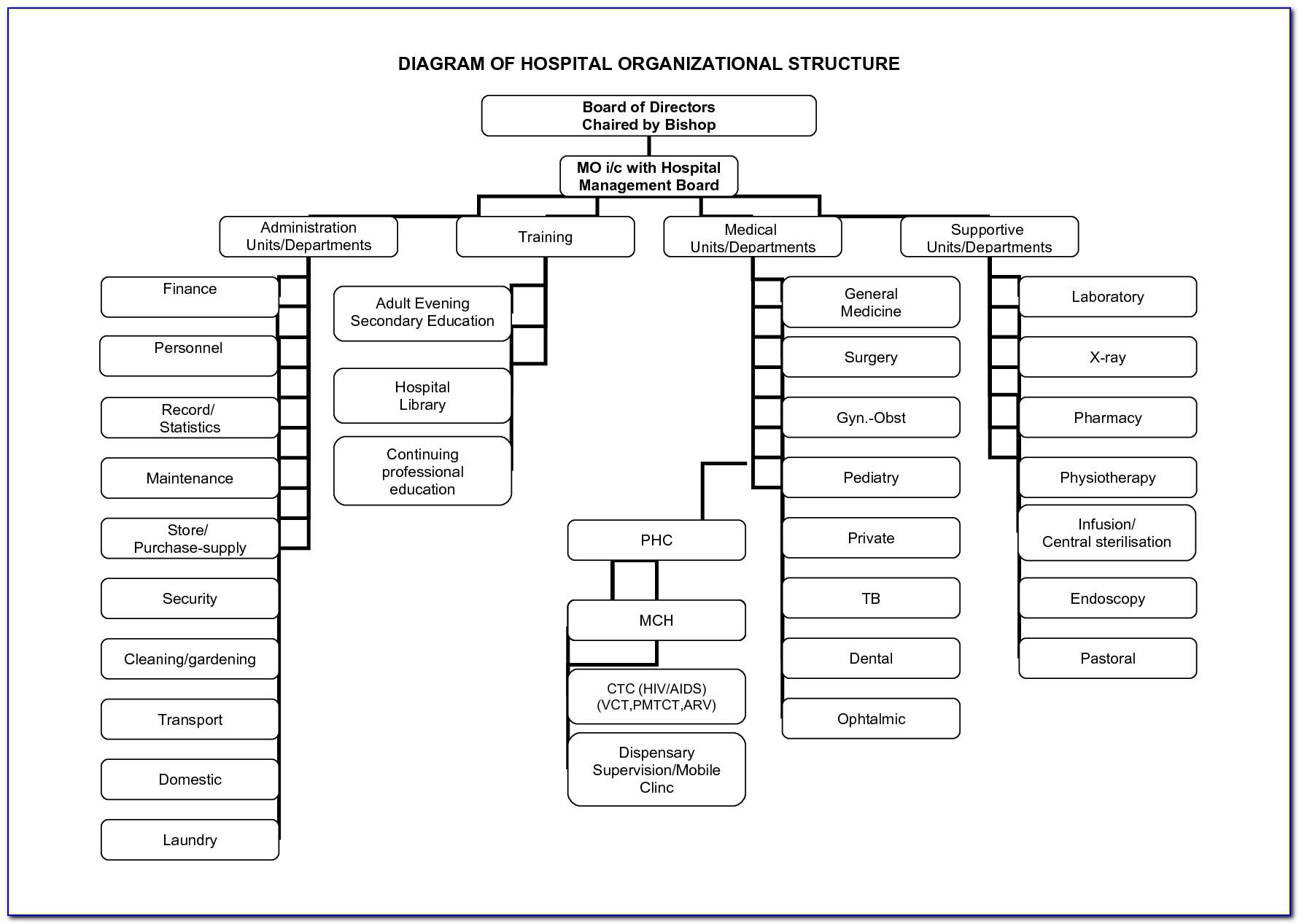 Organisational Structure Templates Free