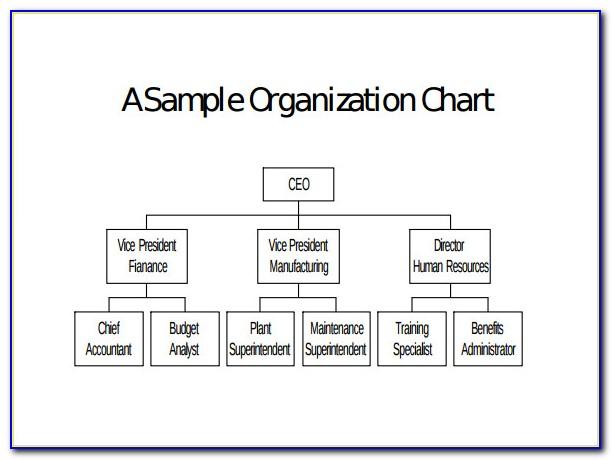Organization Flow Chart Template Word