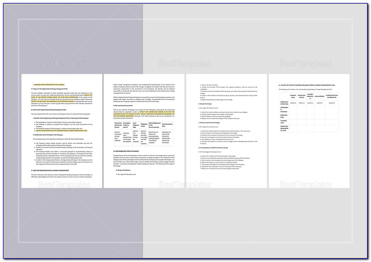 Organizational Structure Ppt Template Free Download