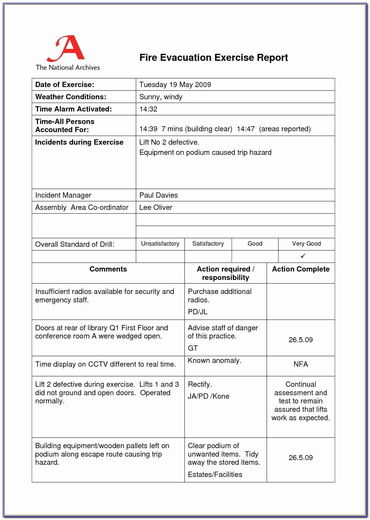 Site Safety Plan Template