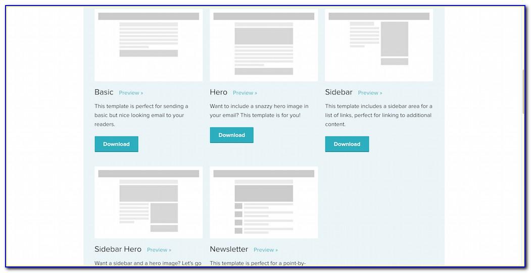 Outlook Html Email Template Newsletter